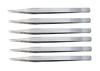 Aadvay Enterprises Stainless Steel, non-Magnetic Tweezers, Heavy Duty for electronic repair [Pack Of 6 view 1