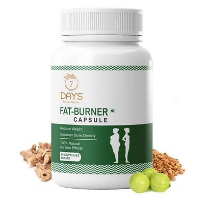 7DAYSNATURAL Body Fit Capsules | Supports Body Fitness for Men & Women | Green Coffee, Tea Extract & Piperine | Pack of 1 (60 Capsules)