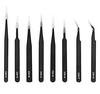 Aadvay Enterprises [8 PCs] Pointed Precision Tweezers Set, Tweezers Kit for Electronic Repairing view 1