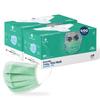 Medohealthy 3 Ply Disposable Face Masks (Pack of 400,Green) with nose pin BIS, (ISI) Certified mask with Melt blown layer view 1