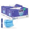 Medohealthy 3 Ply Disposable Cotton Face Masks (Pack of 400, Blue) for Unisex with Nose Pin BIS, (ISI) Certified Mask with Melt Blown Layer view 1