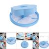 Hair Remover Floating Ball, Laundry Filter Bag Hair Removal, Laundry Filter Mesh Plum Blossom-shape for Washing Machine Home(blue) view 3
