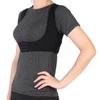 4Size Elastic Posture Adjustable Posture Correction Belt, Posture Correct Belt, Simple Shoulder Support Belt, Office for(Black, S, 12) view 2