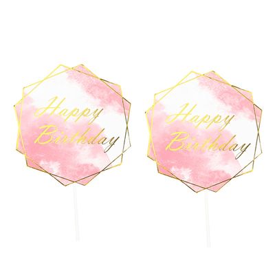 qiguch66 Cake Topper for Birthday,Cake Decoration,Cake Topper Butterfly Design Cake Decor Ornament Creative Baking Accessories for Party - B