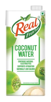 Real Fruit power Coconut Water 1 LTR Tetra Pk