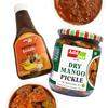 Add me Dry Mango Pickle 500g in Munsard Oil Glass Jar | Ghar Ka Bana Aam Ka Achar | Sweet Khatti Meethi Sonth Chutney 450g Ideal for Samosa, Pakora, Chaat Combo Pack view 3