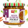 Add me Traditional Mixed Veg Pickle 300gm | Home made Mixed Supreme Mango Chilli Lemon Carrot ker Ginger karonda lasoda Fruit Pickle Glass Pack view 4