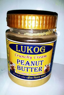 Lukoog Crunchy Cream Peanut Butter 250g, Best Peanut Butter in India,100% Roasted Peanut, Very Testy & Very Helpful for Human Health,It must be your choice,if do not like it,can return it