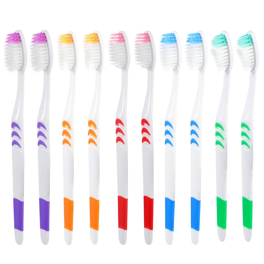 ARTIBETTER 30pcs Adult Toothbrush Extra Soft Toothbrush Manual Travel Toothbrush Set for Travel and Home Use