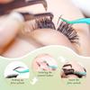 6 Pieces Eyelash Extension Tweezers, Straight and Curved Tip Stainless Steel Tweezers Nippers Volume Lash Tweezers for Eyelash Extensions False Lash Application Tools (Laser) view 4
