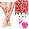 Cema Hard Wax Beans,Hair Removal Full Body Brazilian Bikini Beads for Stripless Body Waxing at Home with free spatula, 400 gms Jar (400 Grams, Rose) view 2
