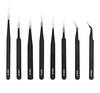 Aadvay Enterprises Anti-Static Long Tweezer Kit, Pointed Precision Tweezers Set for Electronic Repairing [8 PCs] view 1