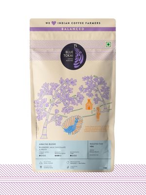 Blue Tokai Coffee Roasters Amaltas Blend - Light Roast | Whole Bean 1 Kg | Rich & Creamy | 100% Arabica Beans | Specialty Coffee | Freshly Roasted Coffee Beans