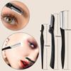 KINGMAS 9 in 1 Eyebrow Kit Eyebrow Razor, Exfoliating Dermaplaning Tool Face Razors for Women, Including Facial Trimmer Shaver, Eyelash Comb, Angled Eyebrow Brush, Scissors, Tweezers view 4