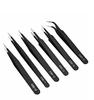 Aadvay Enterprises Professional Anti-Static Long Tweezers Kit Pointed Precision Tweezers Set of 8 pic view 1