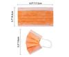 7Shield Face Mask | Disposable Safety Masks for Women & Men | ISO CE GMP SITRA Certified Soft Fabric Spandex Earloop strings, Comfortable & Blue Face Mask Box Pack of 500 Pcs Color - Orange view 3