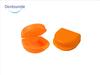 Dentosmile Dental Orthodontic Retainer/Aligner Case/Box/Mouth Guard and Denture Storage in Orange Colour (2) view 2