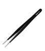 Aadvay Enterprises Stainless Steel Bent Curved Tip, ESD Safe Non-Magnetic Tip Tweezer [1 Piece] view 1