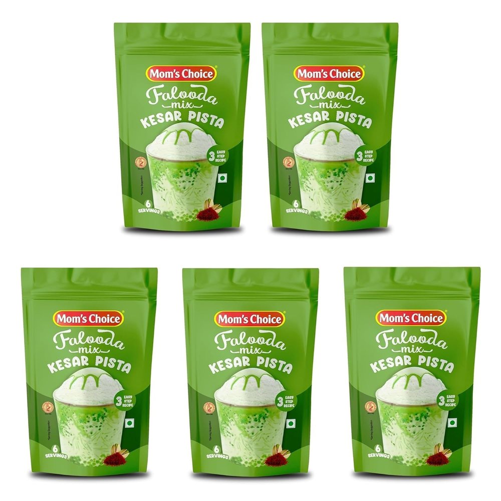 Mom's Choice Mix Kesar Pista Falooda - 200 gm Pack of -5