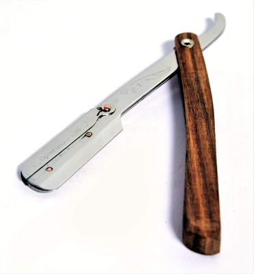 Gentleman Razor Wood Shaving Razor/Cut Throat Razors/For Men And Women Used And Saloon Barber Used (FREE Blade Inside)