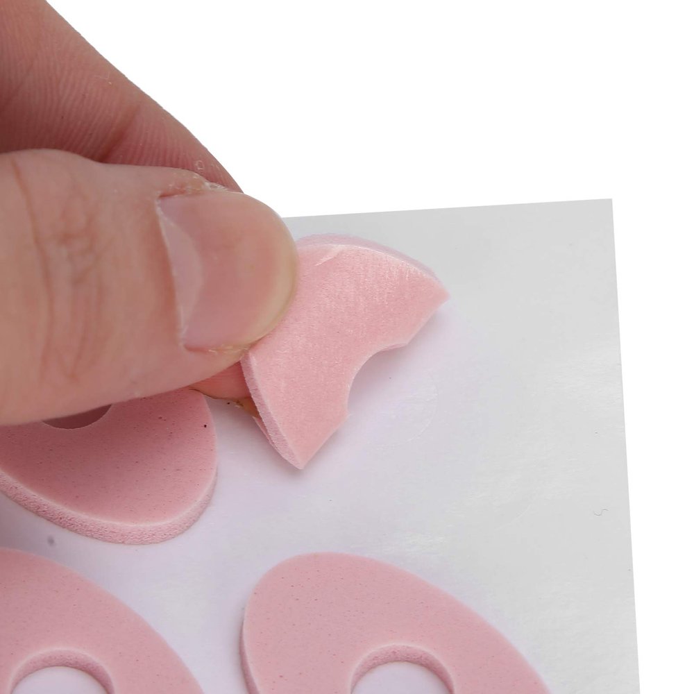 Corn Pads, Non-Slip Protect Wounds Foam Callus Cushion for AntiWear Foot Patch for Feet(Oval Pink)
