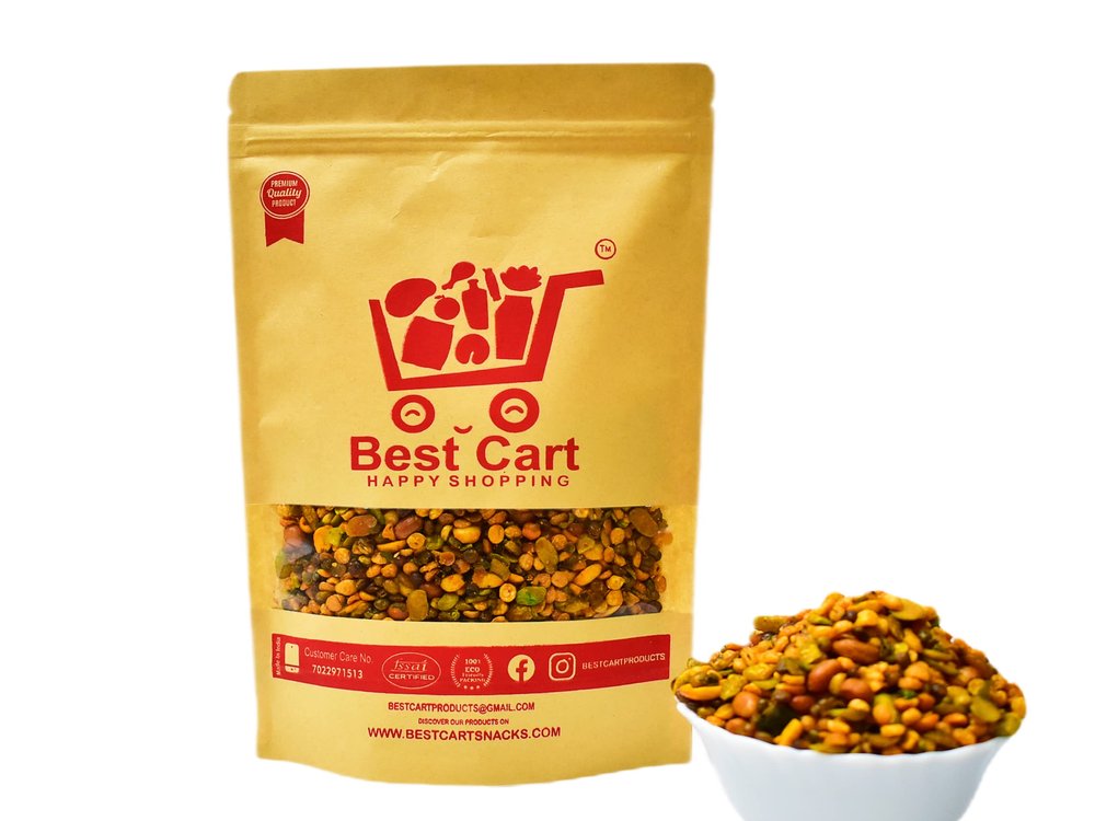 Best Cart-Happy shopping Bengaluru Hurigalu - Crunchy Dals, Spicy Chana Snack with Peanuts | South Indian Spicy Snack | 400 GRAMS
