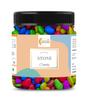 Organic Nature A Grade Rock Candy - Stone Candy - Milk Stone Chocolate - Rock Shape Chocolate Stone Candy 250 Gram(Jar Pack) view 1