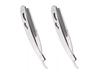 ClubBeauty Barber Stainless Steel Straight Edge Barber Razor Folding Shaving Shaver Without Blade for Men (Pack of 2) view 1