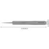 MUZE Professional Facial Milia Removal and Whitehead Pointed Tweezers - Precision Sharp Needle Nose Tool for Blackhead ,Pimple Popper & Fat Particles Remover - Zit and Pimple Acne Removal view 3