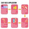 Cema Brazilian Professional Wax beans for Hair Removal at Home with free spatula, Pink Rose 100 gms (by Doberyl) view 4