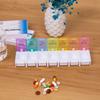 ARTIBETTER 7 Days Pill Organizer Portable Pill Case Mini 7 Days Vitamin Box Container Weekly Rainbow Medicine Planner for Daily Fish Oil Supplements Prescription Medication view 4