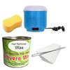 Big saving Automatic Electric Wax Heater Machine Device, Full Body Wax (600 g) Tin Can, Waxing Strips (70 Strips), Wax Knife and Sponge Waxing Kit Wax For Women (Aloe Vera Wax) view 1