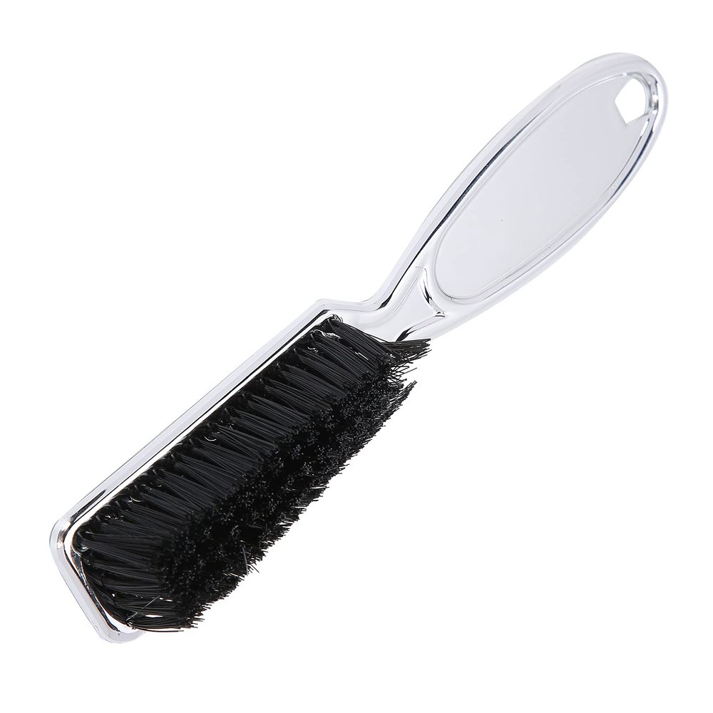 Neck Cleaning Brush, Soft Bristles Easy to Store Convenient to Use Light Weight Barber Brush Neck Duster AntiStatic for Combing Beard for Sweeping Hair