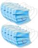 Disposable Surgical Face Mask (Blue, With Nose Strip, Pack of 100) for Unisex Adult view 1