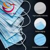 Disposable Surgical Face Mask (Blue, With Nose Strip, Pack of 100) for Unisex Adult view 3
