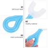 ARTIBETTER 1pc U Type Kids Toothbrush Manual Whitening Toothbrush Silicone Brush Head for Kids ( Aged 3- 6 ) view 2