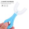 ARTIBETTER 1pc U Type Kids Toothbrush Manual Whitening Toothbrush Silicone Brush Head for Kids ( Aged 7- 13 ) view 2