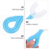 ARTIBETTER 1pc U Type Kids Toothbrush Manual Whitening Toothbrush Silicone Brush Head for Kids ( Aged 7- 13 ) view 3