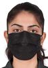 Bildos Melt-Blown Fabric 50 Pieces Masks 3 Layer Disposable Surgical Face Mask For Men & Women With Nose Clip For Home, Office, School, And Outdoors, Black view 2