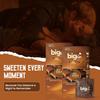 Bigfun Tempting Chocolate Flavoured Condoms | Dotted, Ribbed & Contoured for Intense Pleasure | Lubricated Natural Latex Condoms for Men | Skin-Friendly & Long-Lasting Protection | 100% Safe & Exciting Experience - Pack of 3 (10Pcs. Each) view 2
