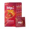 Bigfun Juicy Strawberry Flavoured Condoms | Dotted, Ribbed & Contoured for Intense Pleasure | Lubricated Natural Latex Condoms for Men | Skin-Friendly & Long-Lasting Protection | 100% Safe & Exciting Experience - Pack of 3 (10Pcs. Each) view 1