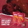 Bigfun Juicy Strawberry Flavoured Condoms | Dotted, Ribbed & Contoured for Intense Pleasure | Lubricated Natural Latex Condoms for Men | Skin-Friendly & Long-Lasting Protection | 100% Safe & Exciting Experience - Pack of 3 (10Pcs. Each) view 2