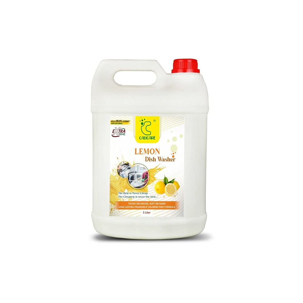 CALICARE PURE LEMON DISHWASH (Pack of 1) 5 Ltr