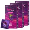 Funtime Black Grapes Flavoured Dotted Condoms | Ribbed & Contoured Condoms for Higher Pleasure | Made With Natural Rubber Latex | Lubricated for More Excitement & Satisfaction - Pack of 3 (10count each) view 1