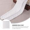 HEALLILY 6pcs Cotton Baby Belly Band Infant Umbilical Cord Soft Newborn Navel Belt (White) view 2