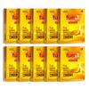Funtime Flavoured Condoms Combo Pack of 10 (3Pcs Each) | Dotted, Ribbed And Contoured Long Lasting Condoms for Men | Banana Flavour (Total 30pcs) view 1