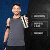 AS-IT-IS ATOM Steel Protein Shaker for Workout - 750ml | Portable | Easy to hold | Rust-Proof view 4