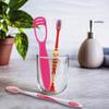 MAXI Oral Care Combo of 12-4 Oval Grip Adults Soft Toothbrush, 4 Goldie Junior Kids Soft Toothbrush & 4 TC 1 Number Tongue Cleaner view 2