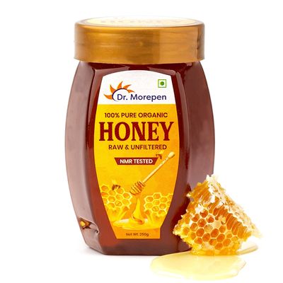 DR. MOREPEN Natural & Pure Honey Nmr Tested & No Sugar Adulteration 250G Pack Of 1