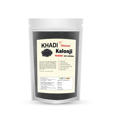 Khadi Omorose Kalonji powder(Black Seed) 100 grams